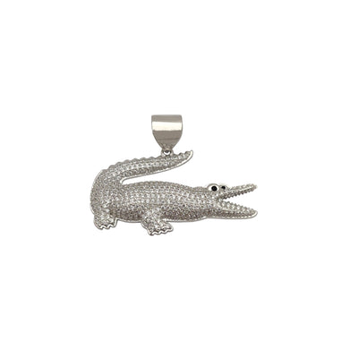 Crocodile Pendant (Silver) Lucky Diamond New York