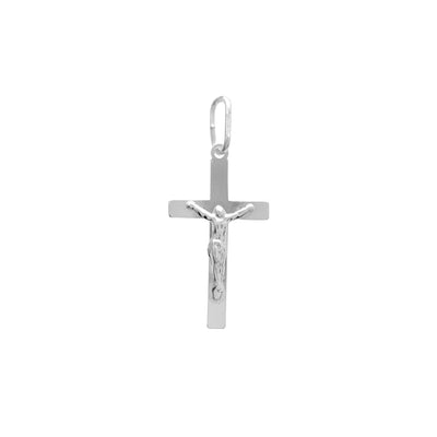 Crucifix Plain Cross Pendant (Silver) Lucky Diamond New York