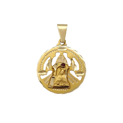 D-cuts Saint Barbara Medallion Pendant (14K) Lucky Diamond New York