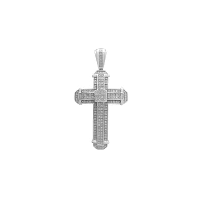 Diamond Pave Cross Pendant (10K) Lucky Diamond New York