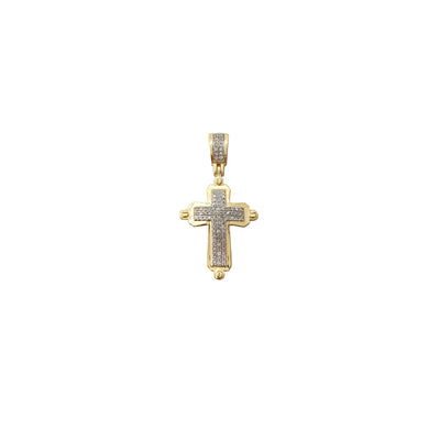 Diamond Pave Cross Pendant (10K) Lucky Diamond New York