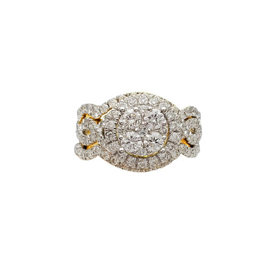 Diamond Three-Piece-Set Lady Engagement Ring (14K) Lucky Diamond New York