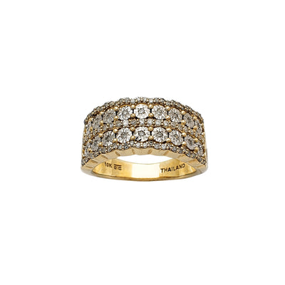 Diamond Two-Tone Ring (10K) Lucky Diamond New York