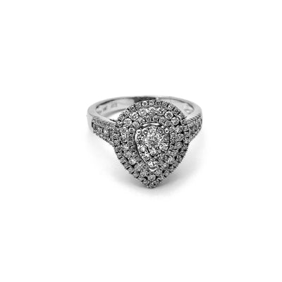 Diamond Teardrop Ring (14K) Lucky Diamond New York