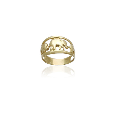 Elephant Ring (14K) Lucky Diamond New York