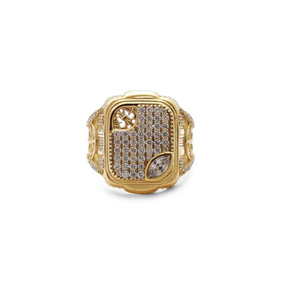 Empire Fleur de Lis Ring (14K) Lucky Diamond New York