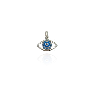 Evil Eye CZ Pendant (Silver) New York Lucky Diamond