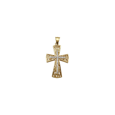 Filigree Cross Pendant (14K) Lucky Diamond New York