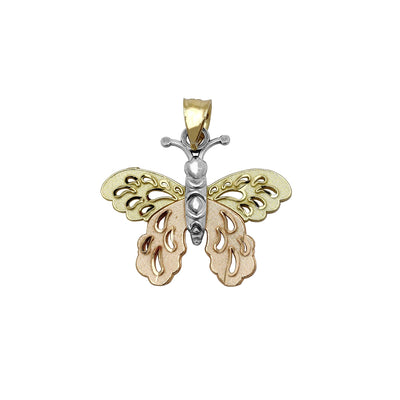 Butterfly Pendant (14K) Lucky Diamond New York