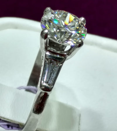 GIA 2.66 CT Diamond Engagement Ring (Platinum) - Lucky Diamond 恆福珠寶金行 New York City 169 Canal Street 10013 Jewelry store Playboi Charlie Chinatown @luckydiamondny 2124311180