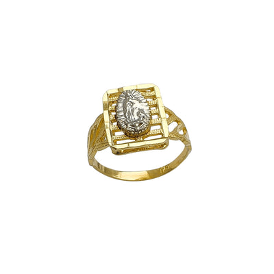 Diamond Cuts Virgin Mary Ring (14K) Lucky Diamond New York
