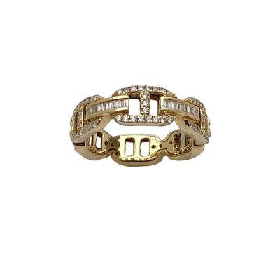 Diamond Mariner-Gucci Ring (14K) Lucky Diamond New York