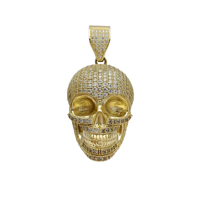 Iced-Out Skull Pendant (14K) Lucky Diamond New York