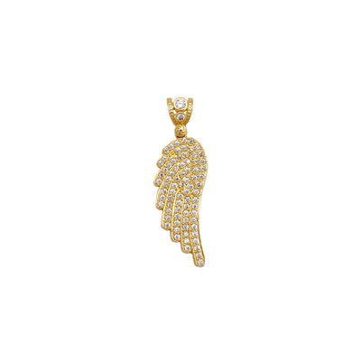 Iced-Out Wing Pendant (14K) Lucky Diamond New York
