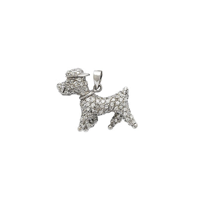 Iced-Out Coolstyle Bolognese Dog CZ Pendant (Silver) Lucky Diamond New York