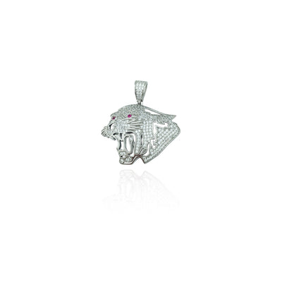 Iced-Out Jaguard CZ Pendant (Silver) New York Lucky Diamond