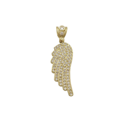 Iced-Out Wing Pendant (10K) Lucky Diamond New York