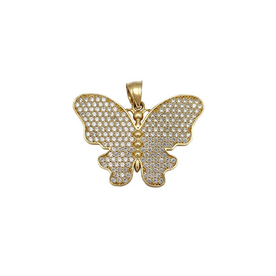 Icy Butterfly Pendant (14K) Lucky Diamond New York