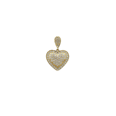 Icy Double Heart Pendant (14K) Lucky Diamond New York