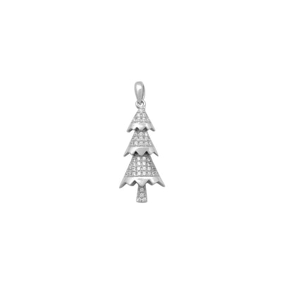 Icy Christmas Tree Pendant (Silver) Lucky Diamond New York