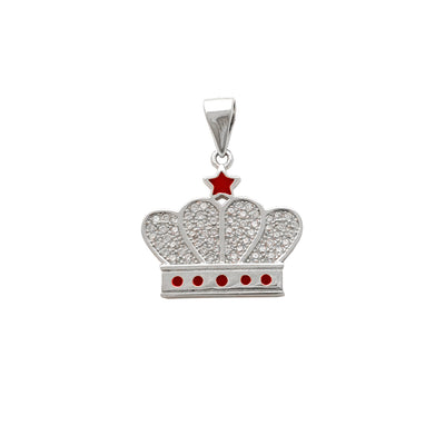 King Crown Pendant (Silver) Lucky Diamond New York