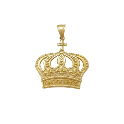 Medium King of Kings Crown Pendant (10K) Lucky Diamond New York