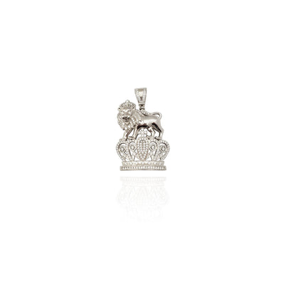 Lion Crowns CZ Pendant (Silver) New York Lucky Diamond