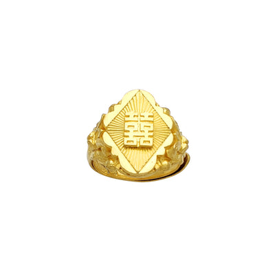 Lucky & Happiness Vintage Ring (24K) Lucky Diamond New York