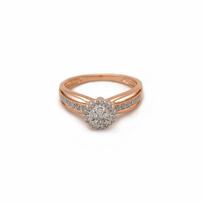 Melded Split Shank Engagement Ring (14K) Lucky Diamond New York