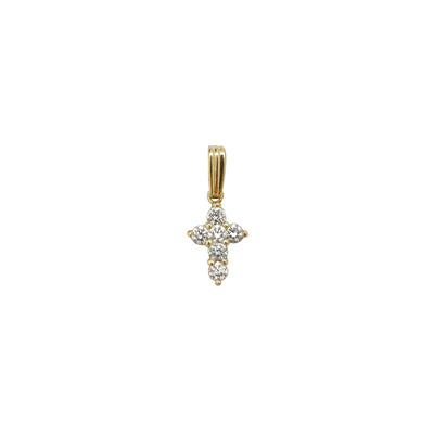 Mini Cross VS Diamond Pendant (14K) Lucky Diamond New York