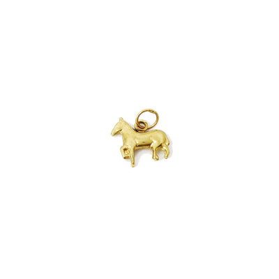 Mini Horse Pendant (14K) Lucky Diamond New York