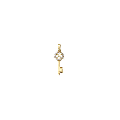 Mini Love Key Pendant (14K) Lucky Diamond New York