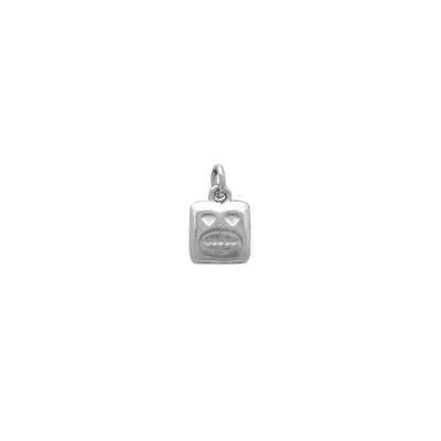 Mini Robot Face Emoji (Silver) Lucky Diamond New York