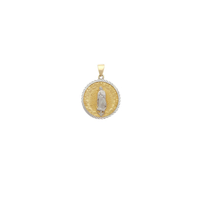 Nuestra Señora de Guadalupe Medallion Pendant (14K) Lucky Diamond New York
