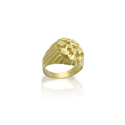 Outstanding Nugget Ring (14K) Lucky Diamond New York