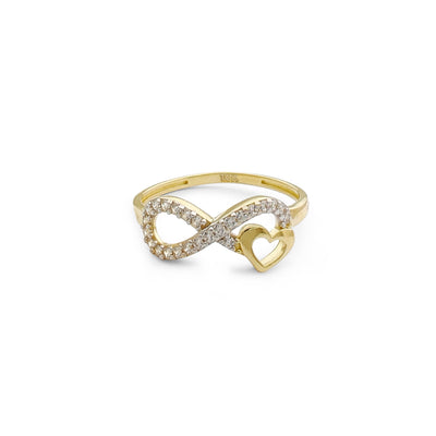 Pave Infinity Love Ring (14K) Lucky Diamond New York