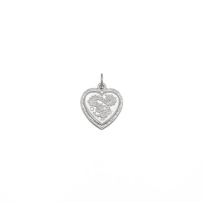 Dragon Heart Pendant (Platinum) front - Lucky Diamond - New York