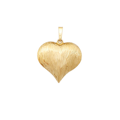 Puffy Heart Pendant (14K) Lucky Diamond New York