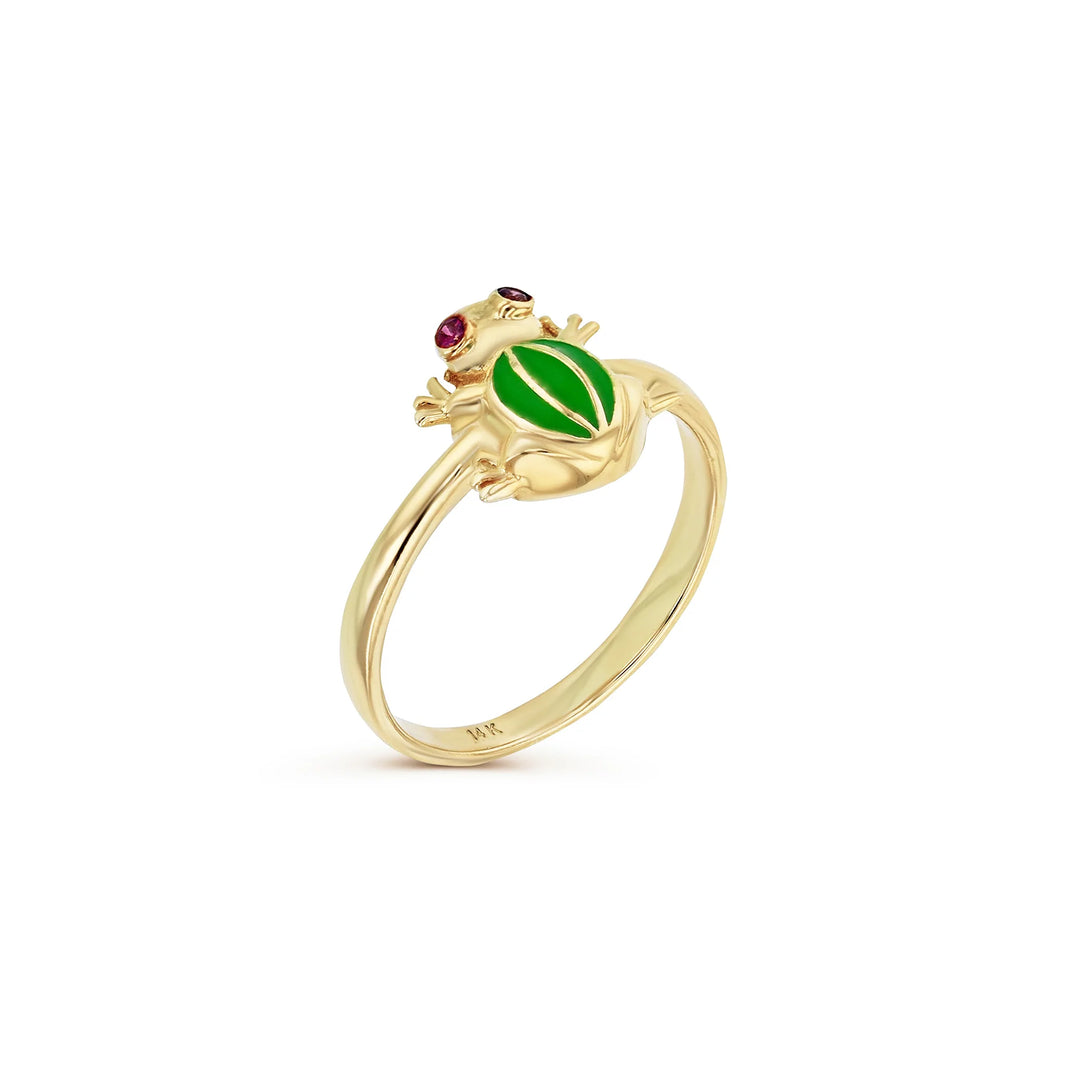 Red Eyes Frog Ring (14K) – Lucky D1
