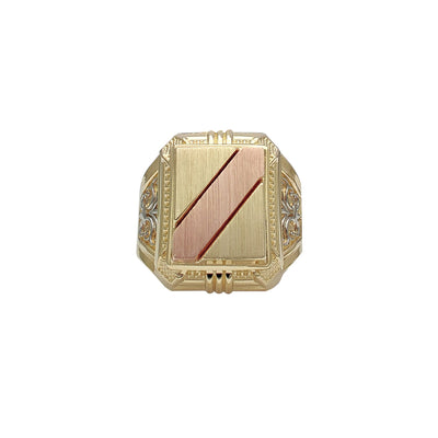 Regal Filigree Men's Ring (14K) Lucky Diamond New York