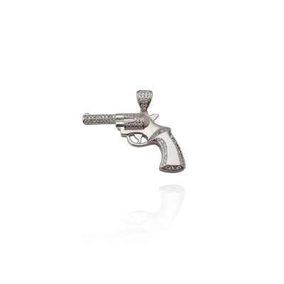 Revolver CZ Pendant (Silver) New York Lucky Diamond