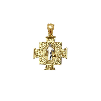 Saint Benedict Cross Pendant (14K) Lucky Diamond New York