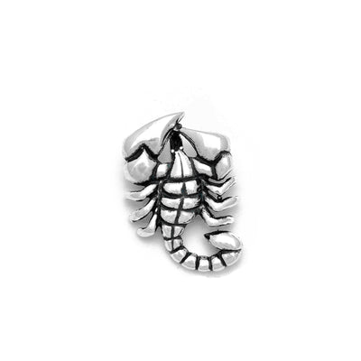 Scorpion Antique Finish Pendant (Silver) Lucky Diamond New York