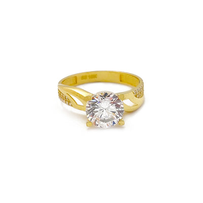 Semi-Pave Enganing Ring (10K) Lucky Diamond New York