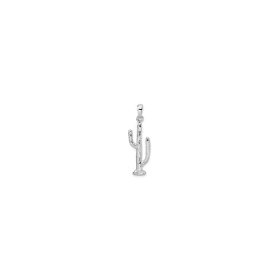 Saguaro Cactus 3D Pendant (Silver) front - Lucky Diamond - New York