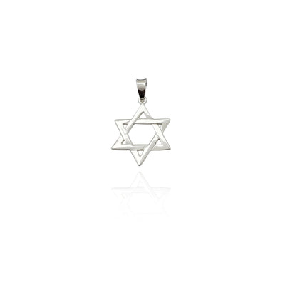 Star of David Flat Pendant (Silver) New York Lucky Diamond