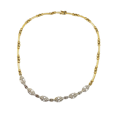Stone-Set Fancy Necklace (14K) Lucky Diamond New York