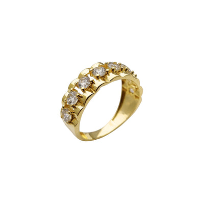 Stone-Set Presidential Men's Ring (14K) Lucky Diamond New York