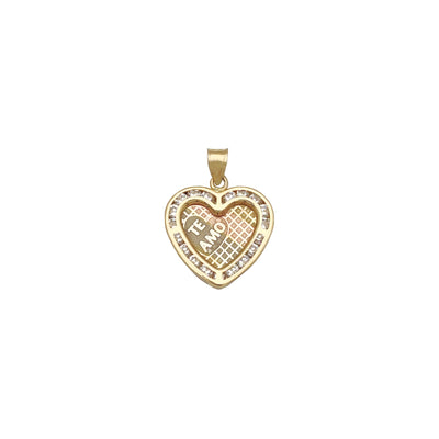 Te Amo Heart Pendant (14K) Lucky Diamond New York