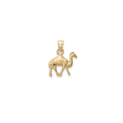 Textured Diamond-Cuts Camel Pendant (14K) Lucky Diamond New York